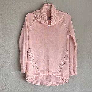 New York and Company pink cowl neck pullover sweater women’s XS